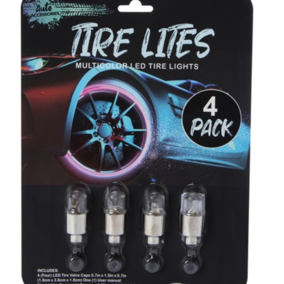 Tire Lites Other 4 Pack Of Led Multicolor Tire Lights Poshmark